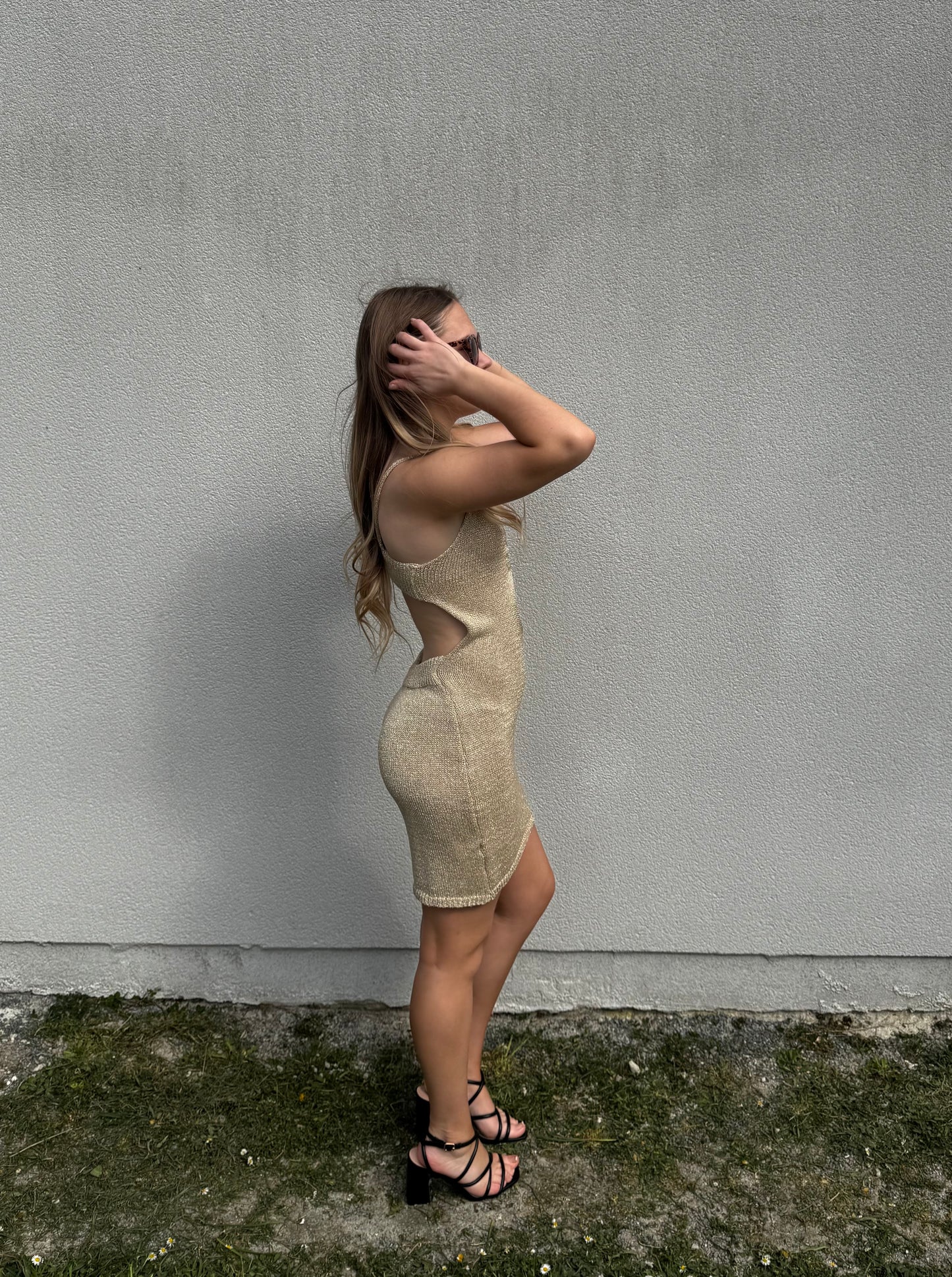 Robe Vénus 2 Doré Courte