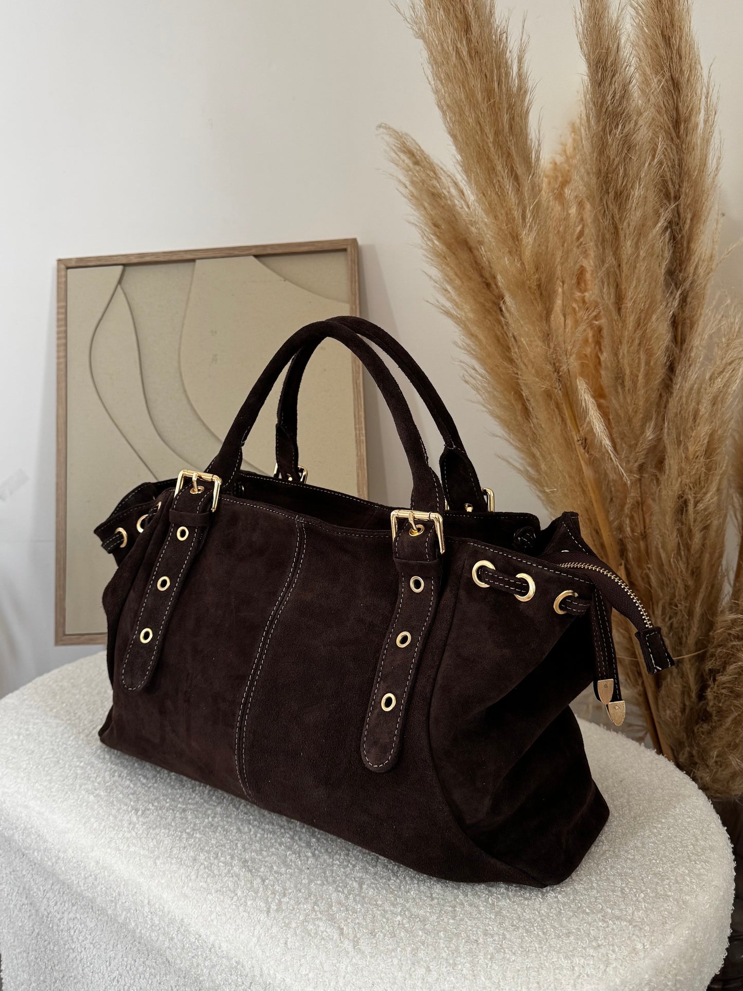 Sac en cuir SOHOA Chocolat
