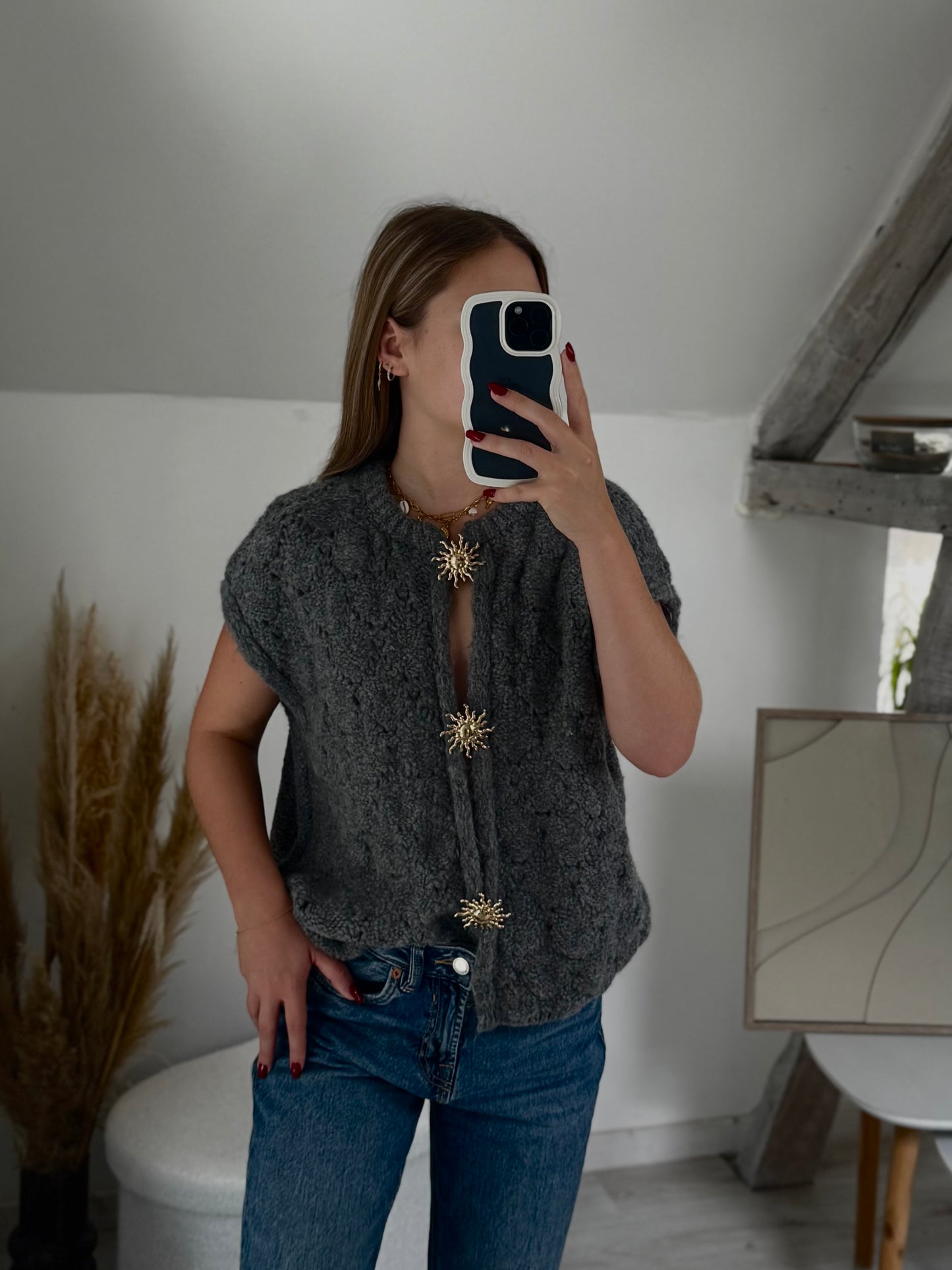 Gilet sans manche sun gris foncé