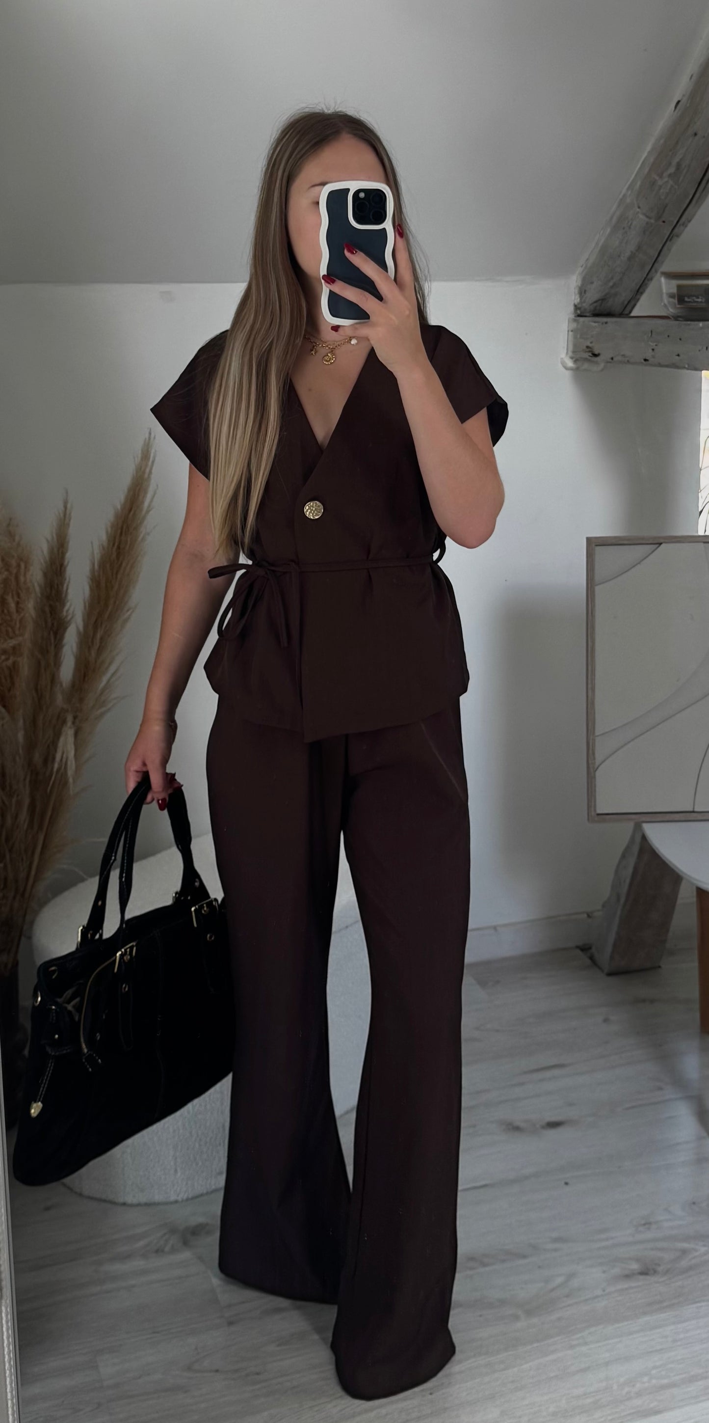 Ensemble blazer Chocolat