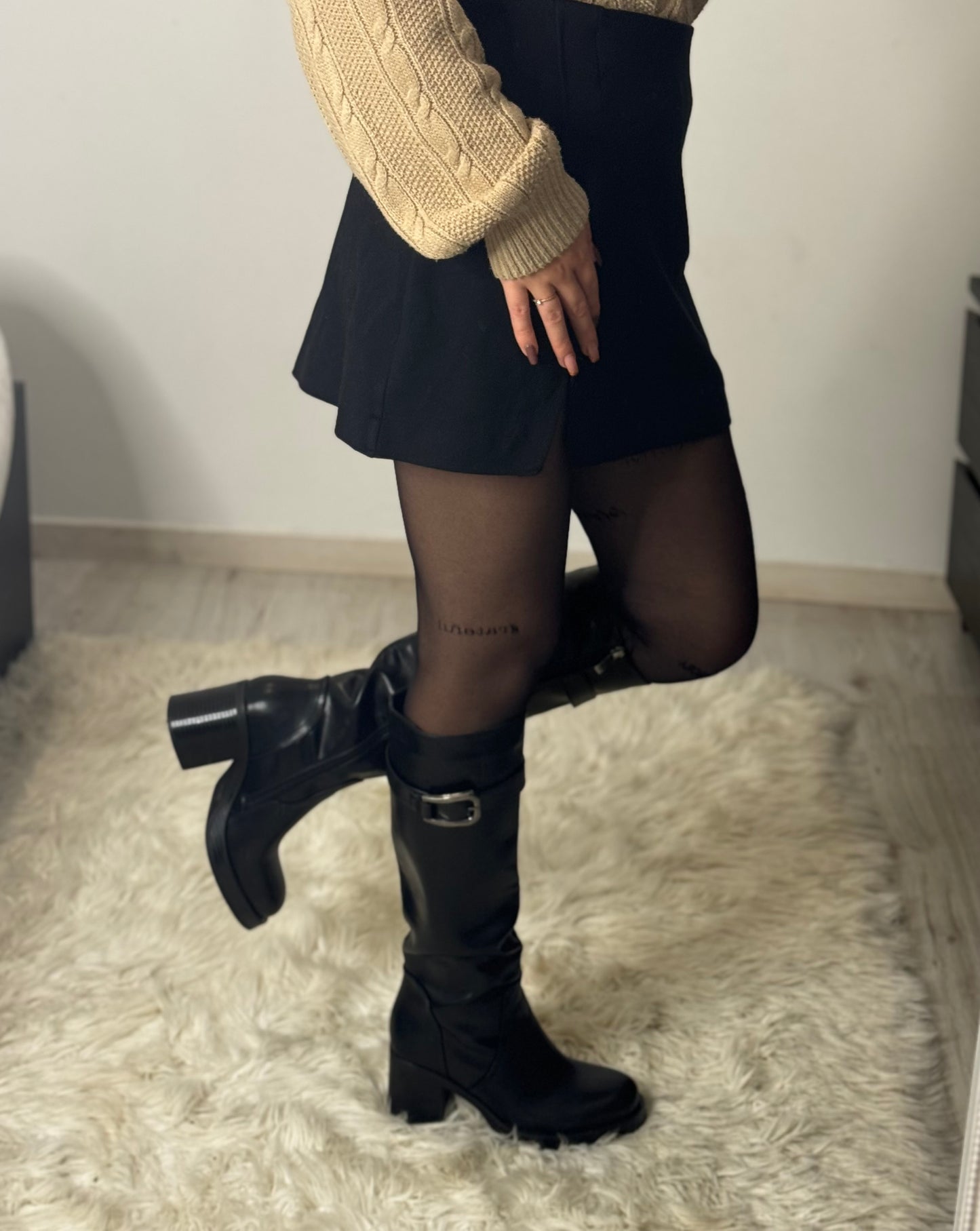 Botte à boucles