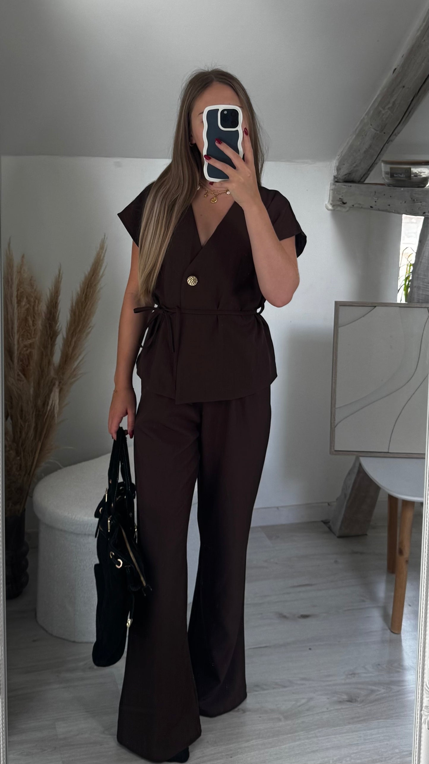 Ensemble blazer Chocolat