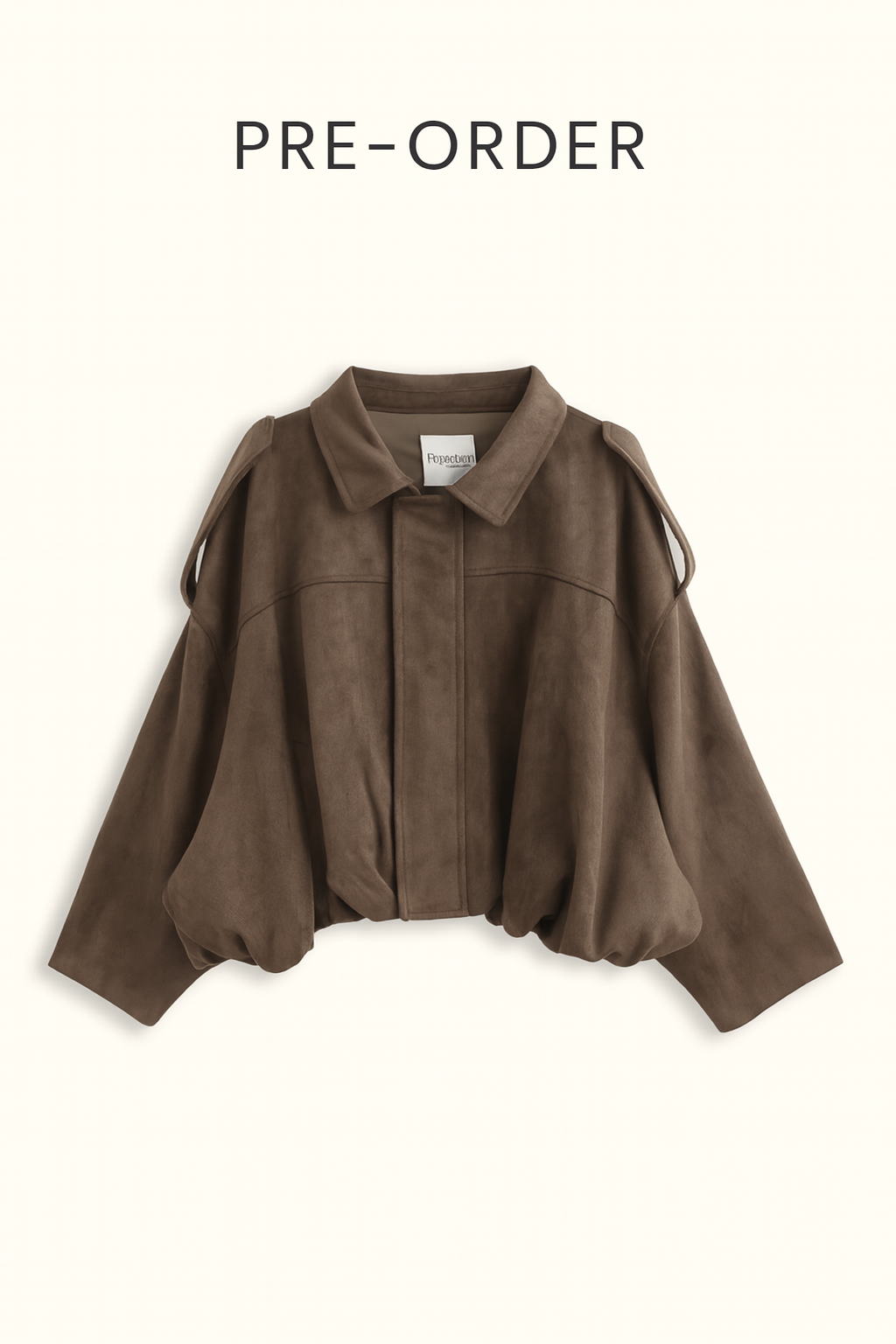 Veste en suédine brown Précommande 22/09