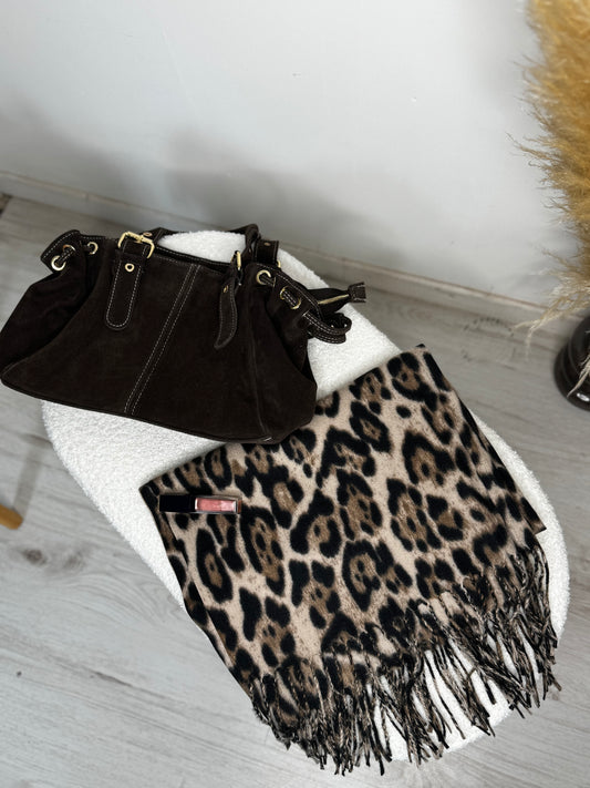 Echarpe Léopard Clair