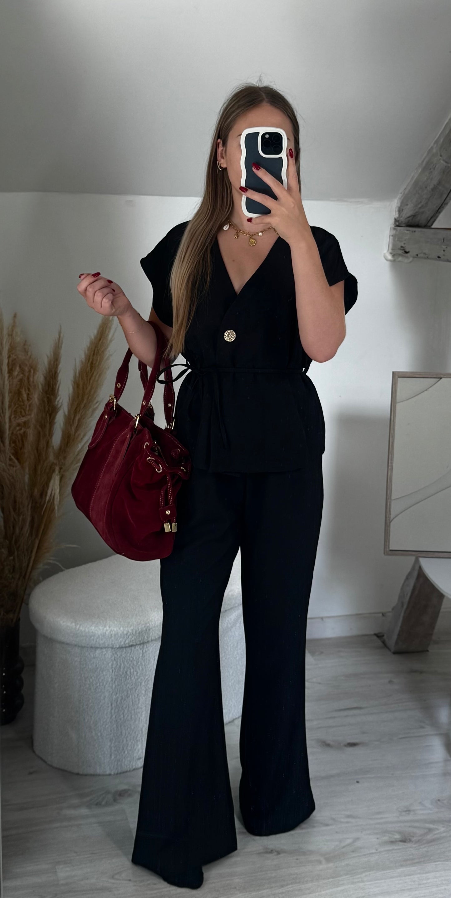 Ensemble blazer noir