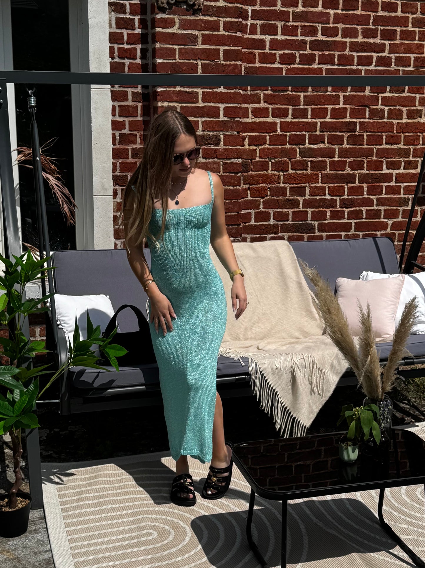 Robe Vénus Bleue turquoise