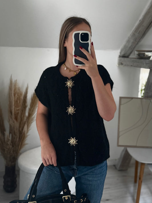 Gilet sans manche sun noir