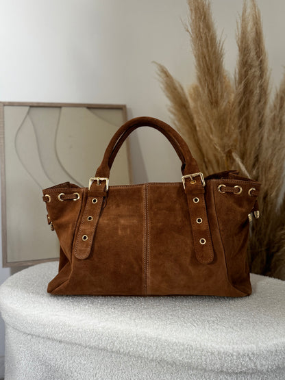 Sac en cuir SOHOA Marron clair