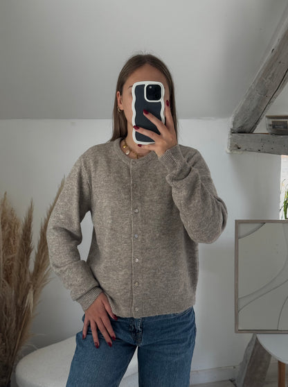 Gilet Milo Taupe