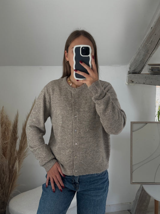 Gilet Milo Taupe