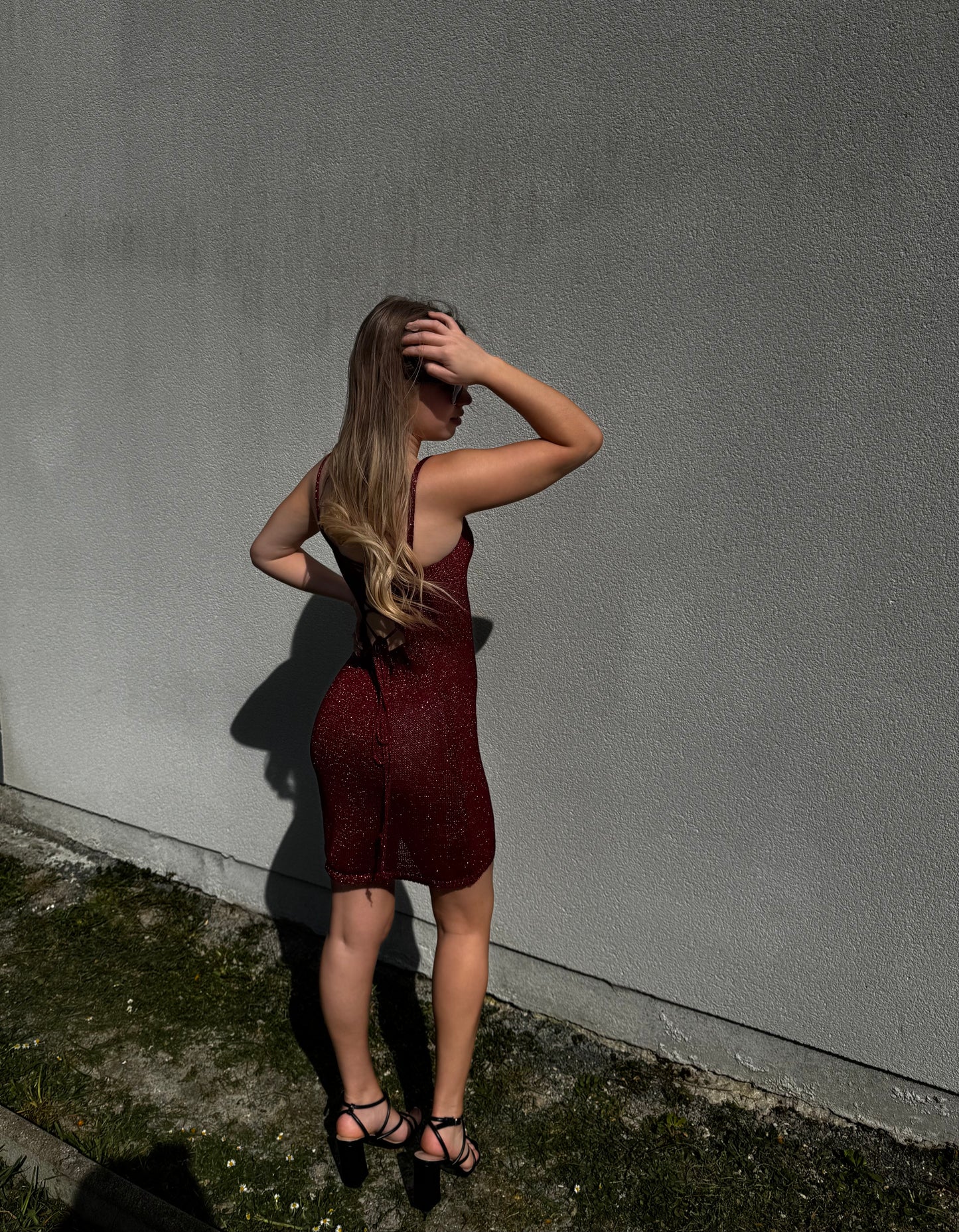 Robe Vénus Bordeaux Courte