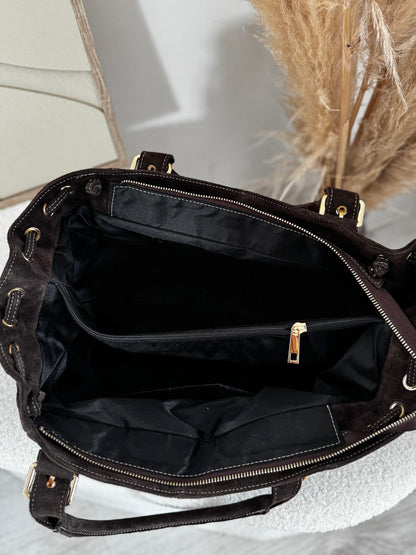Sac en cuir SOHOA Chocolat