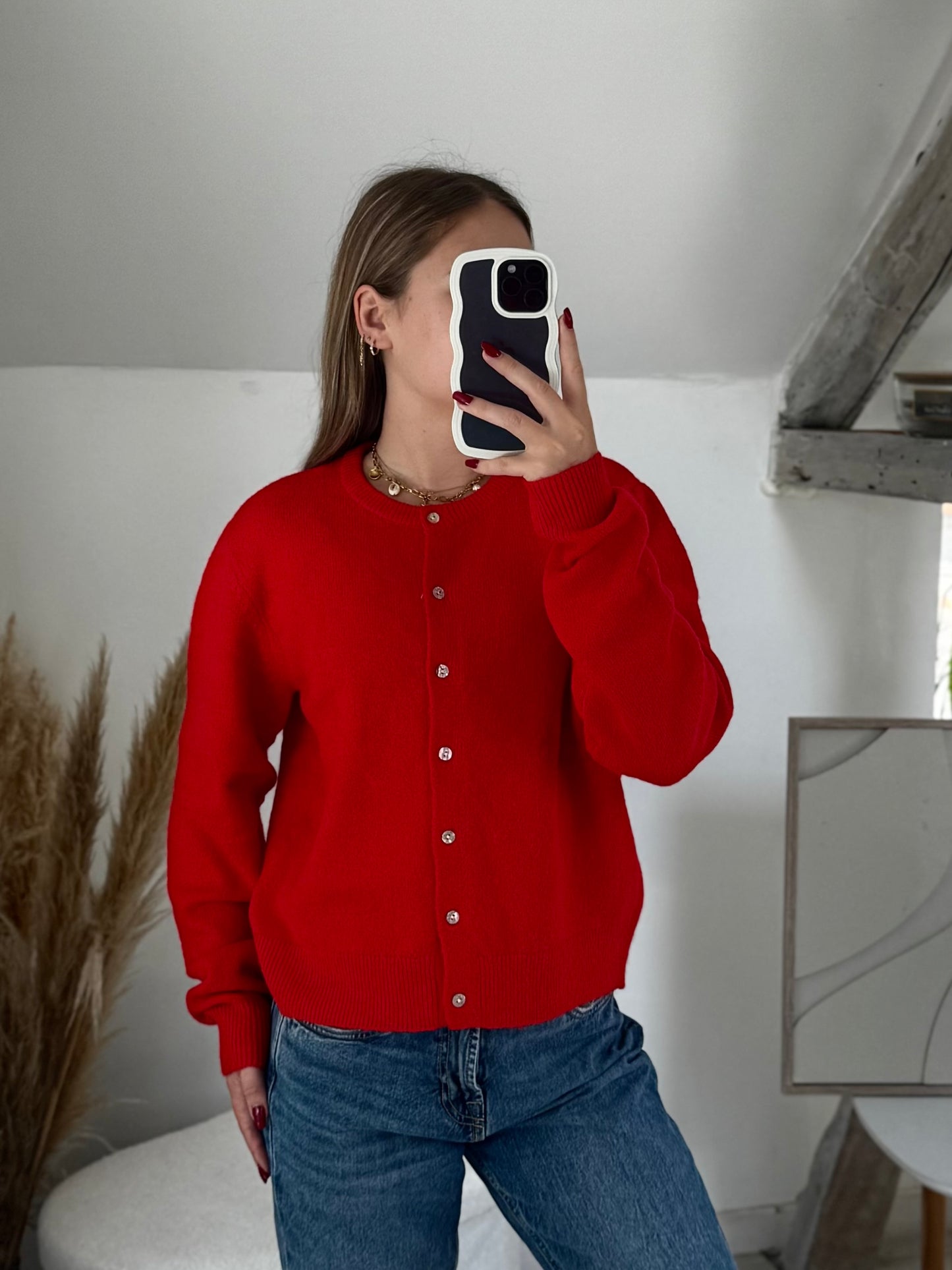 Gilet Milo Rouge
