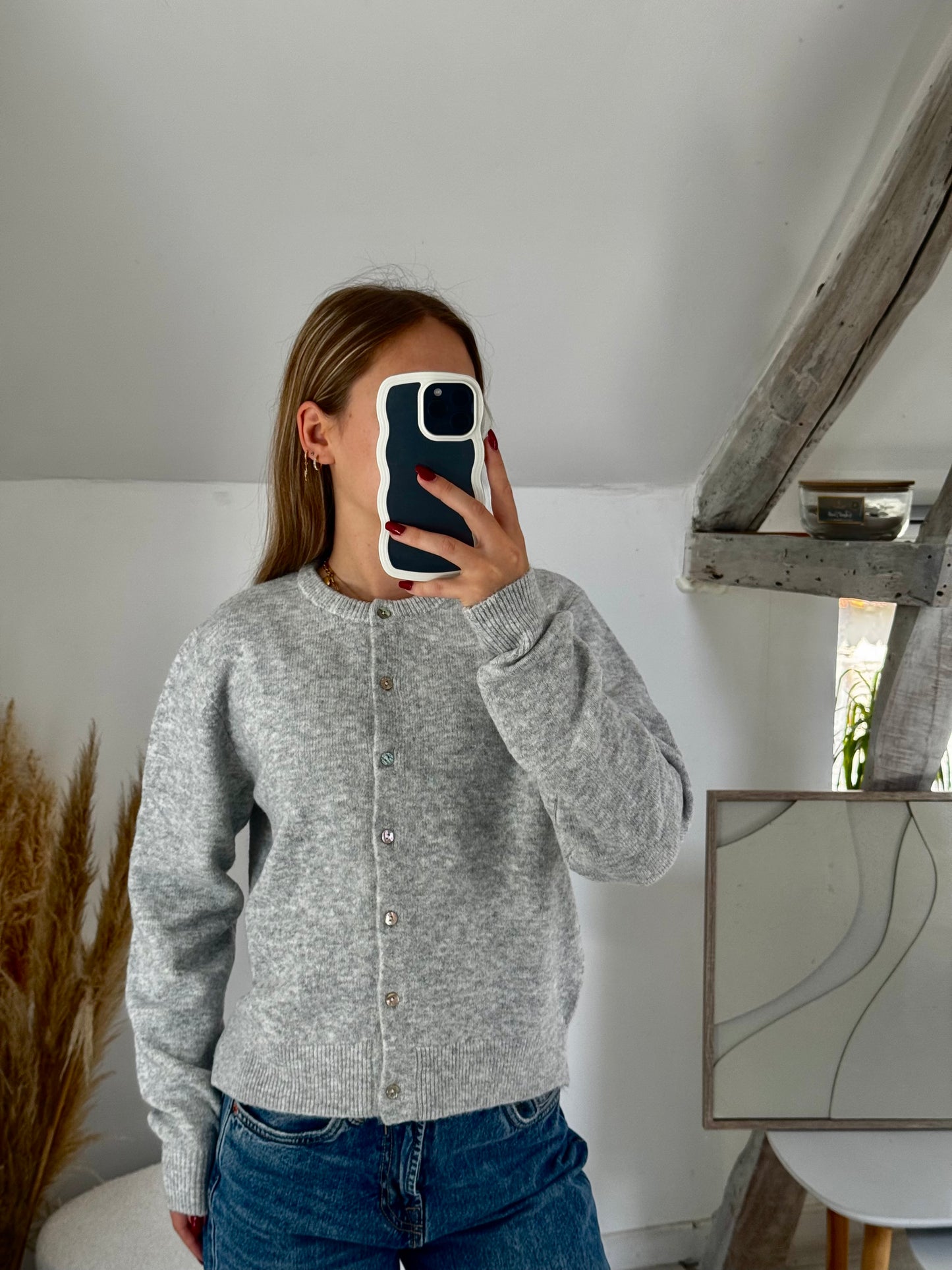 Gilet Milo Gris clair