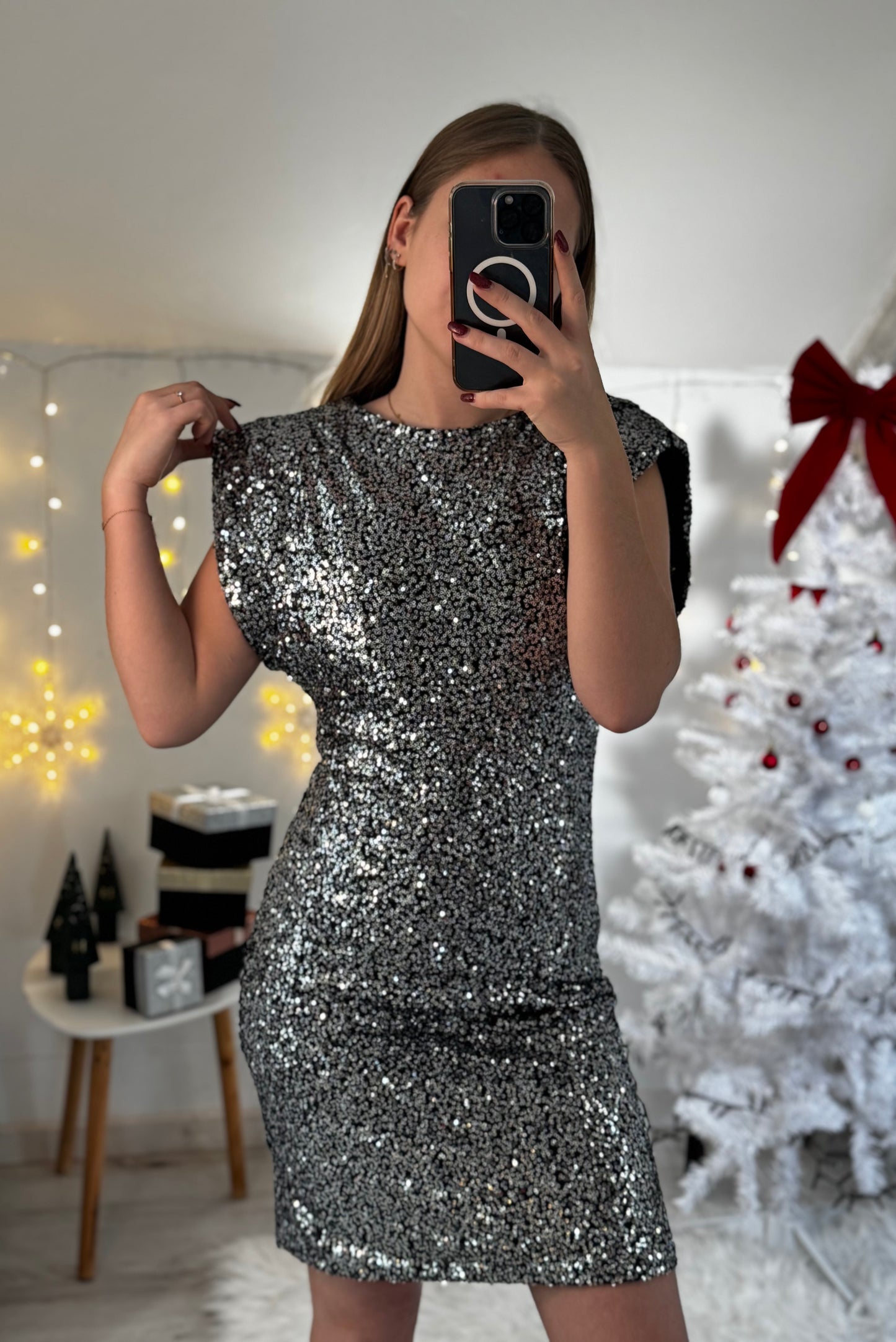 Robe star 2 argenté
