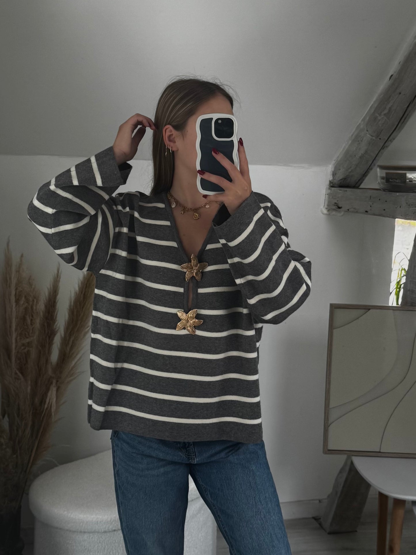 Pull Hélio Gris