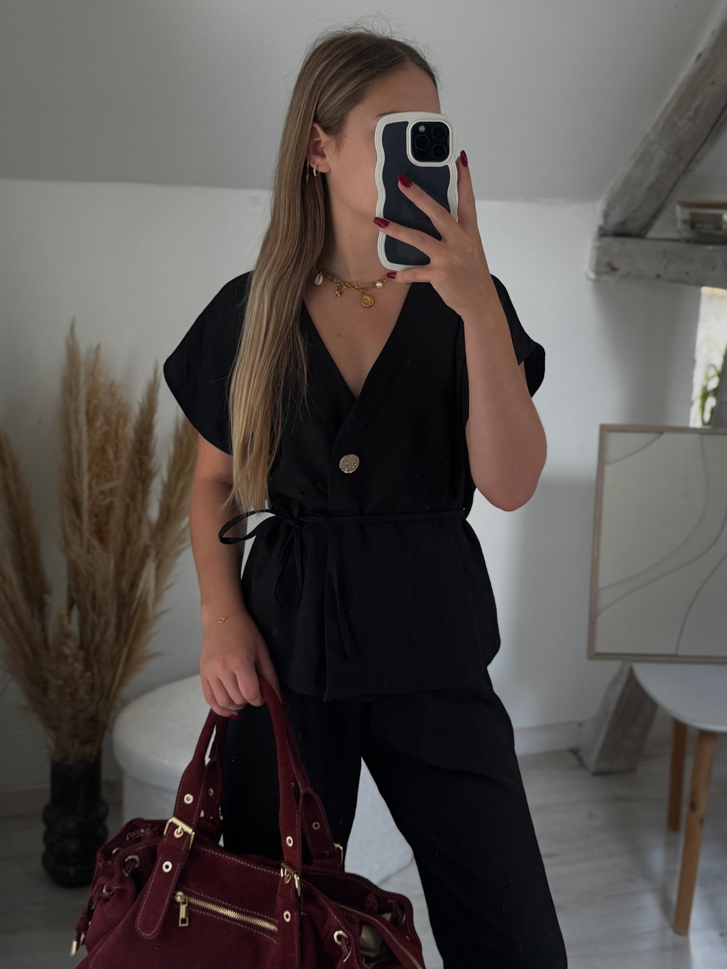 Ensemble blazer noir
