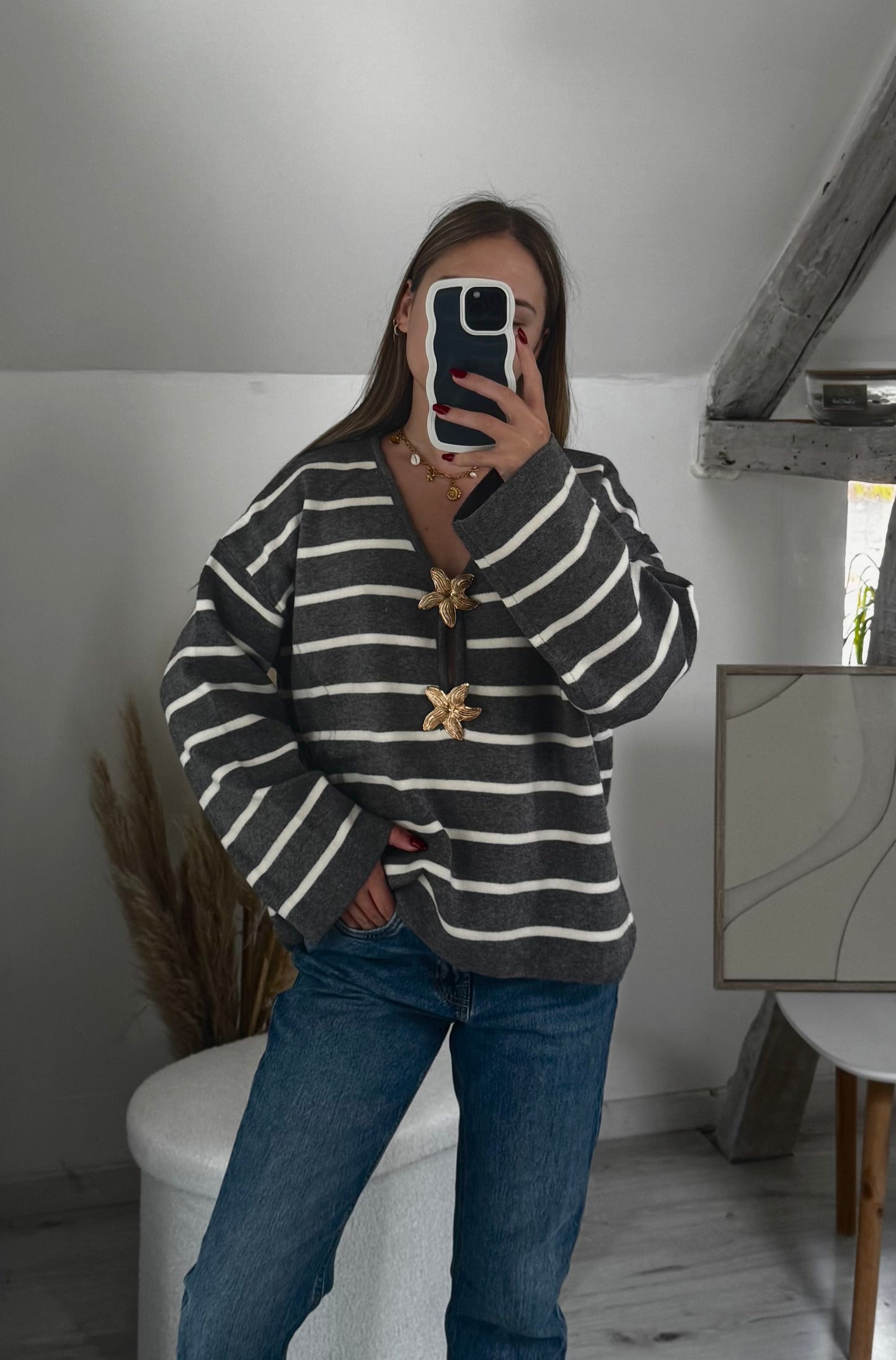 Pull Hélio Gris
