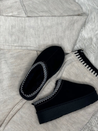 Imitation uggs basse noir