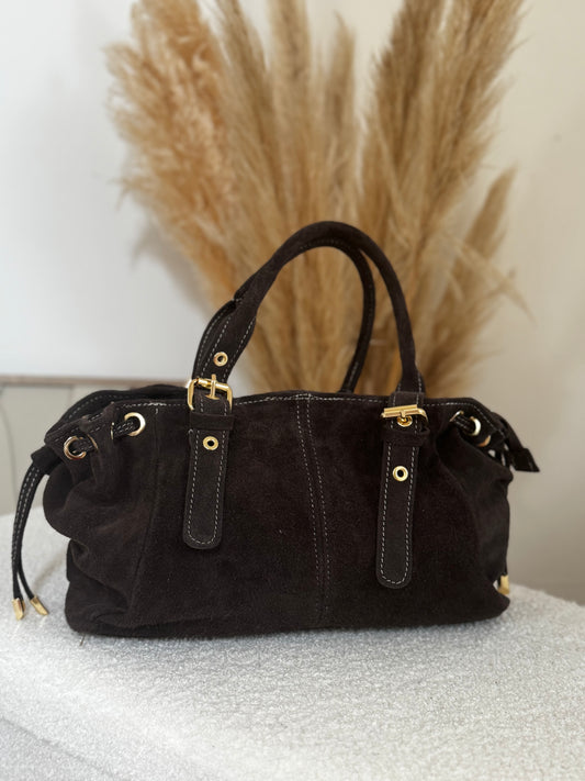 Sac en cuir SOHOA taille S Marron